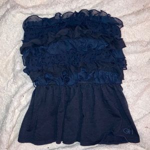 Gilly Hicks Sydney Ruffle Strapless Tube Top
